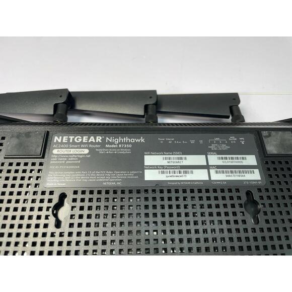 NETGEAR Nighthawk R7350 AC2400 Smart WiFi Router Gigabit USB 3.0 Tested - Picture 5 of 8